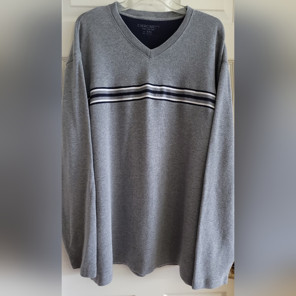 CHEROKEE Men’s Big & Tall Pullover Long Sleeved Sweater/Sweatshirt XXL/2XL
